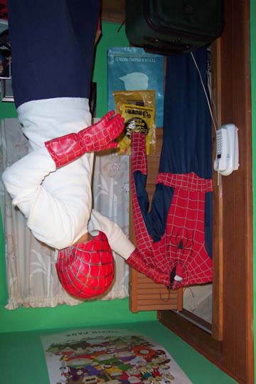 Ooh.  Why not wear your Spider outfit?