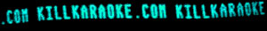 Black killkaraoke logo