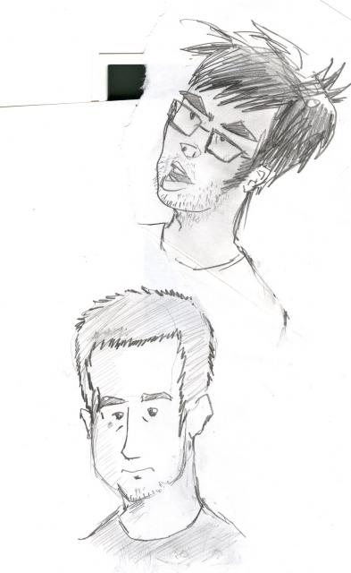 Jared and David Sketch