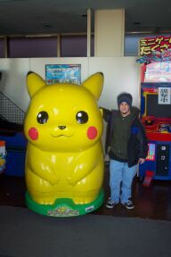 Dave with the Pikachu.